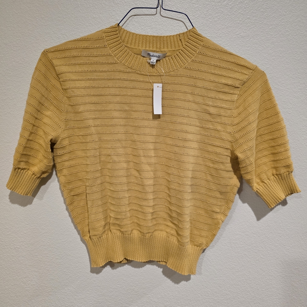 Madewell Mustard Short Sleeve Tee